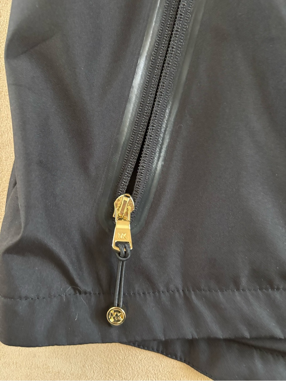 MICHAEL Michael Kors Black Lightweight Zip-Front Utility Jacket - Picture 6 of 6